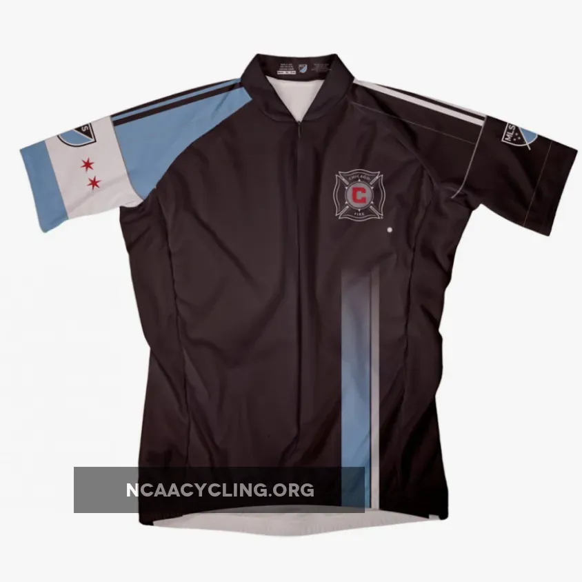 Chicago Fire SC Blue Cycling Jersey Official MLB Cycling Apparel