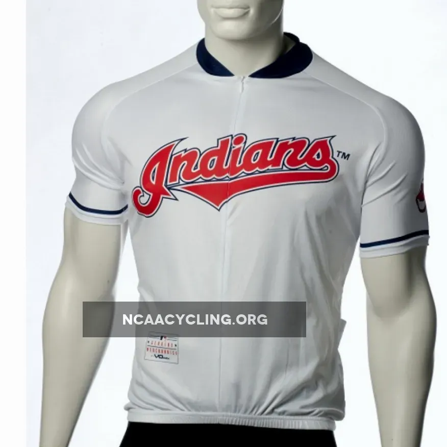 Cleveland Indians Pro Shop Authentic Cycling Jersey White/Red/Navy