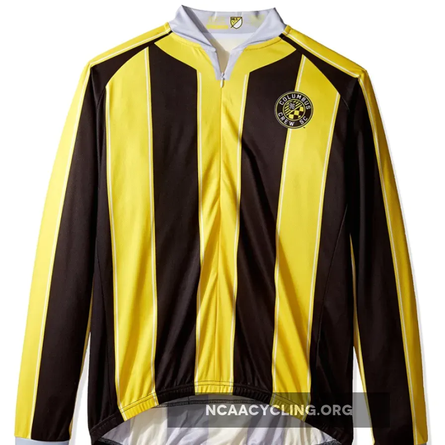 Columbus Crew Long Sleeve Cycling Jersey Official MLS Apparels.