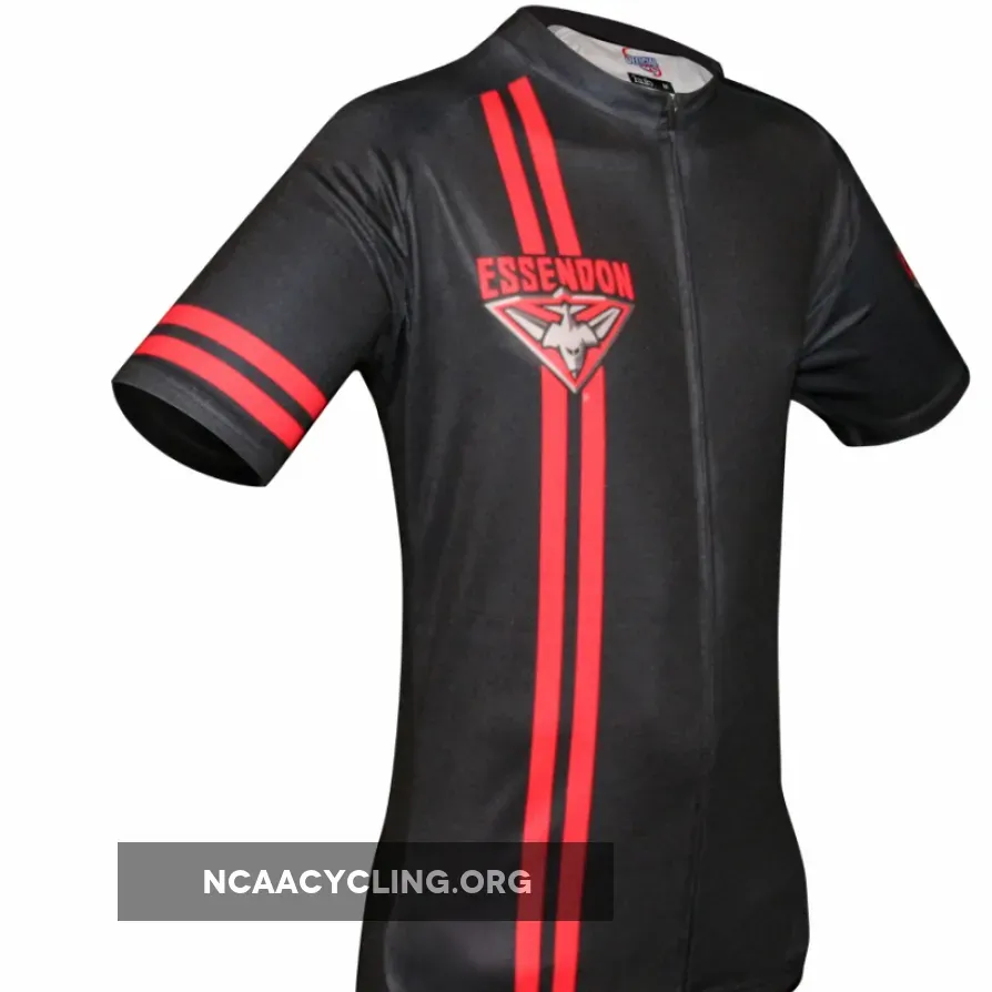 Essendon Bombers Men's Short Sleeve Cycling Jersey - Mountain Bike Road Bike