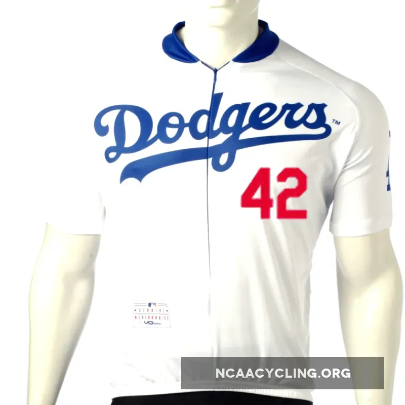 LimitedEdition MLB Jackie Robinson 42 Los Angeles Dodgers Cycling Jersey 42.