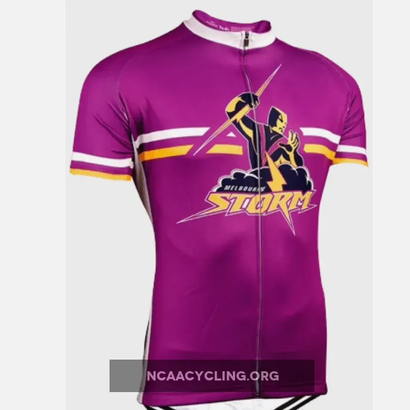 Melbourne Storm Cycling Jerseys Purple Team Official Cycling Apparel