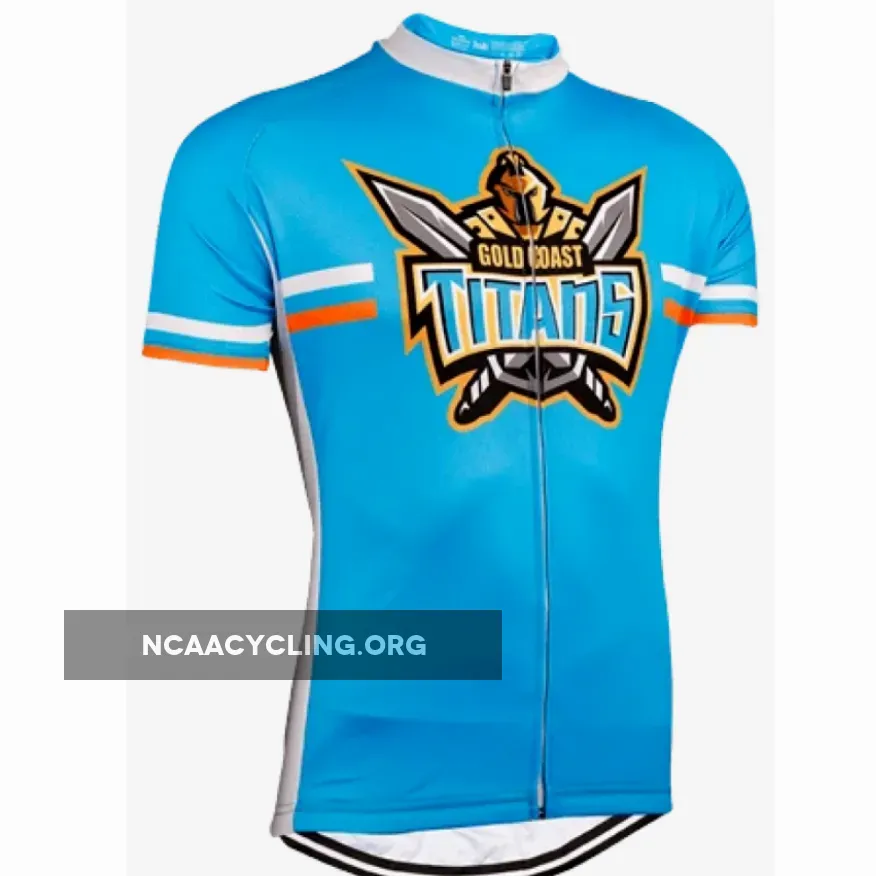 Men's NRL Gold Coast Titans Cycling Jersey - Authentic Team Rider Wear