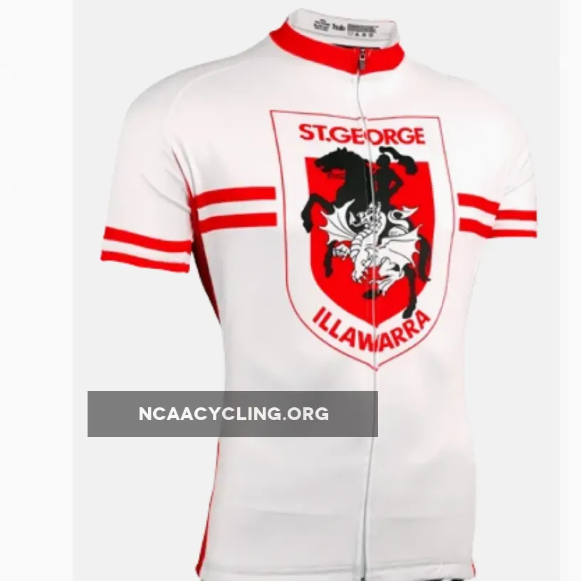 Men's NRL St. George Illawarra Dragons Cycling Team Jersey Road Bike Shorts Cycling Top.