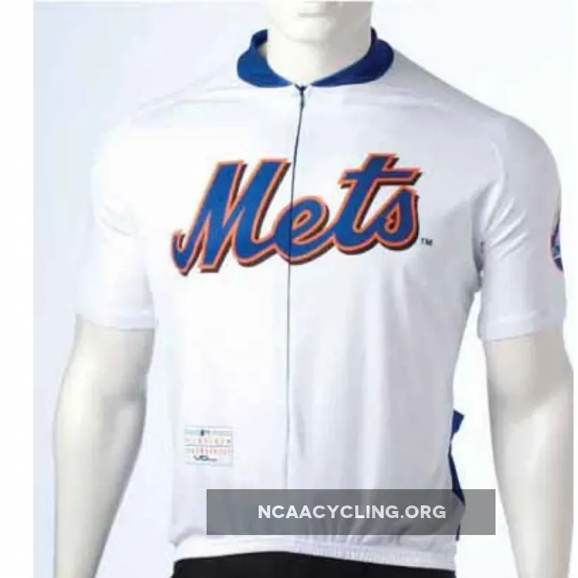 MLB New York Mets Cycling Jersey Authentic Team White/Blue/Grey
