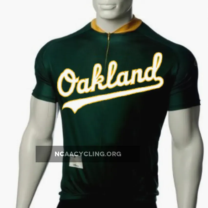 MLB Oakland Athletics Cycling Jersey with New Logo 2024 Season