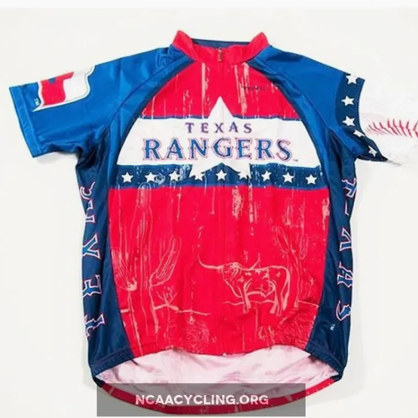 MLB Texas Rangers Cycling Jerseys - Authentic Cycling Gear for Baseball Fans
