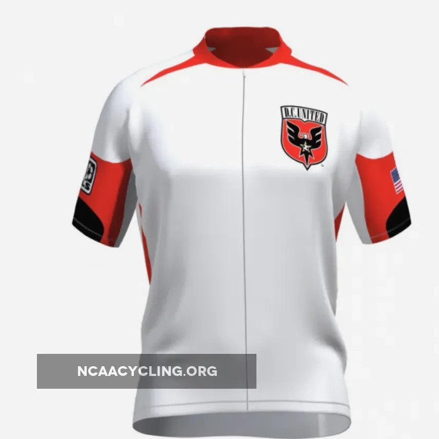 MLS D.C. United Cycling Jerseys for Team Fans - Red Black White