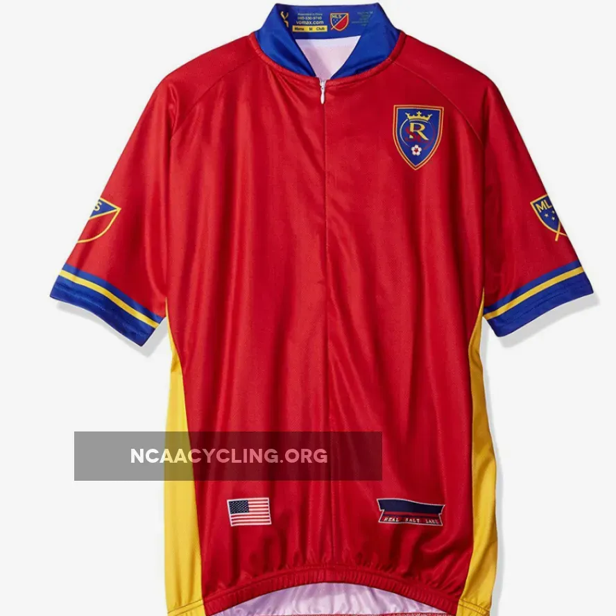 MLS Official Real Salt Lake Cycling Jersey Red & Yellow