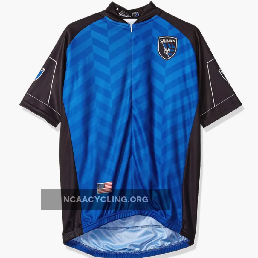 MLS San Jose Earthquakes Cycling Jersey Men's Blue/Black Cycling Apparel Gift