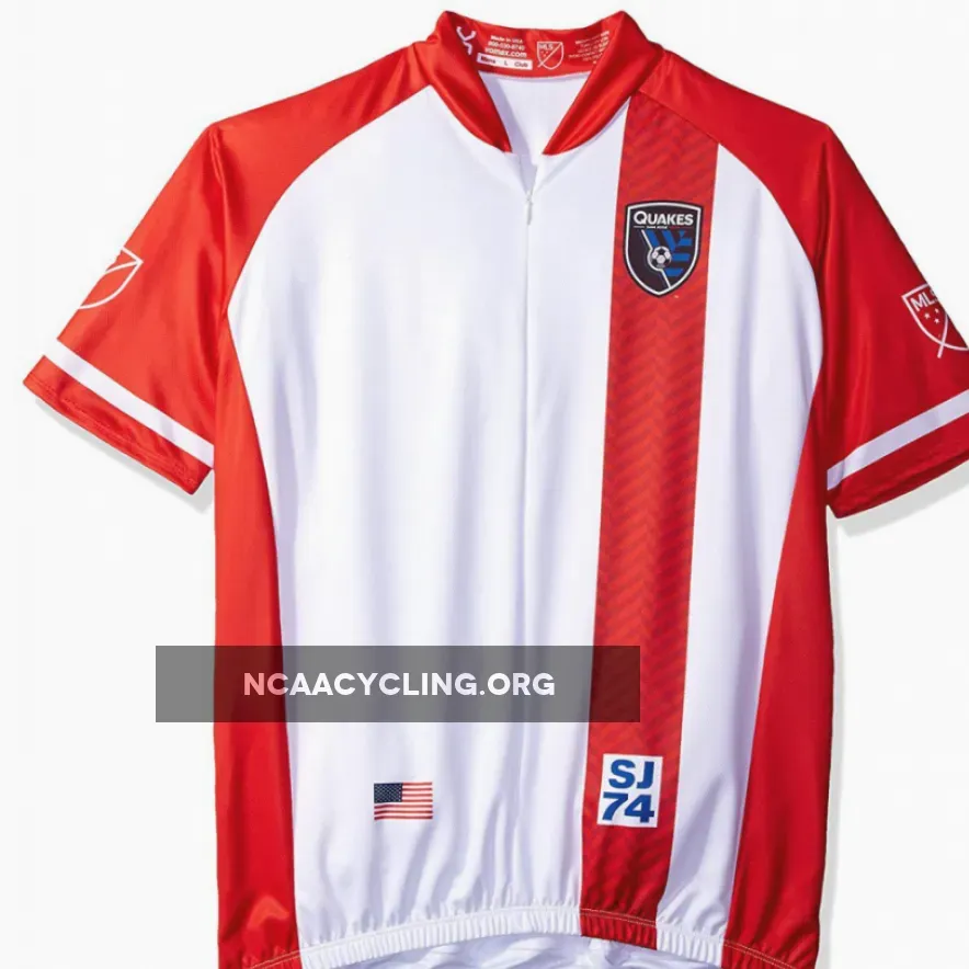 MLS San Jose Earthquakes Cycling Jersey Short Sleeve Official Jersey Gear