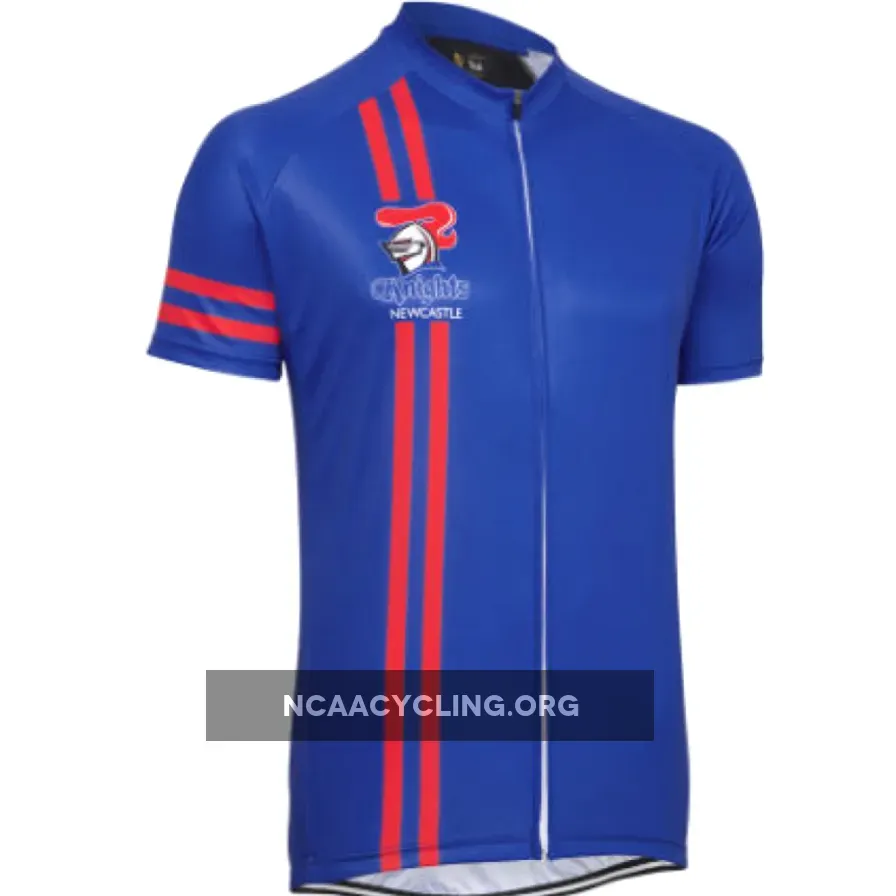 Newcastle Knights Cycling Jersey Blue/Red.Official Cycling Jersey for Men's Road Biking.
