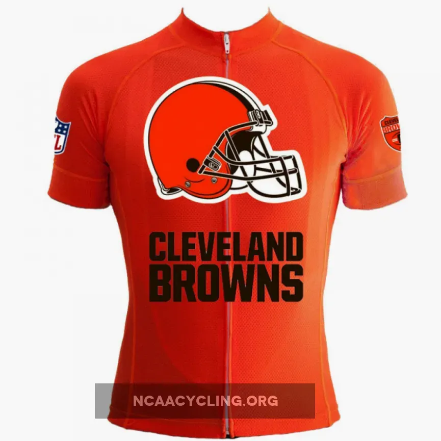 NFL Cleveland Browns Adult Cycling Helmet Cycling Jersey 7XL