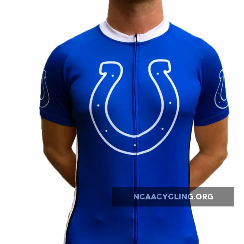 NFL Indianapolis Colts Cycling Jersey - Short Sleeve Cycling JERSEYS with Pockets