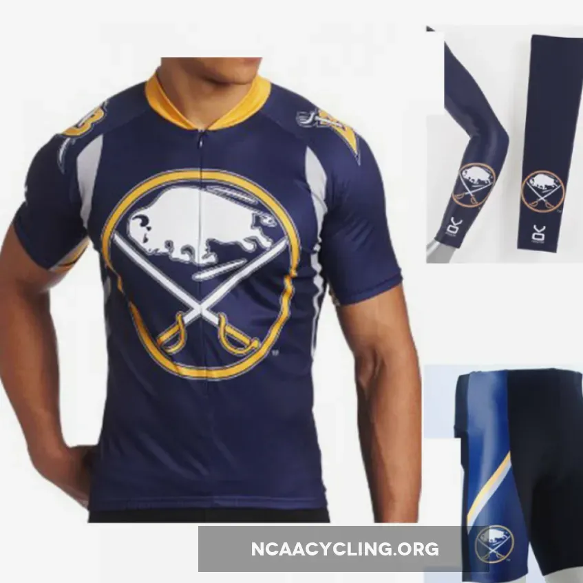 NHL Buffalo Sabres Cycling Jersey Bib Shorts Arm Warmers Set