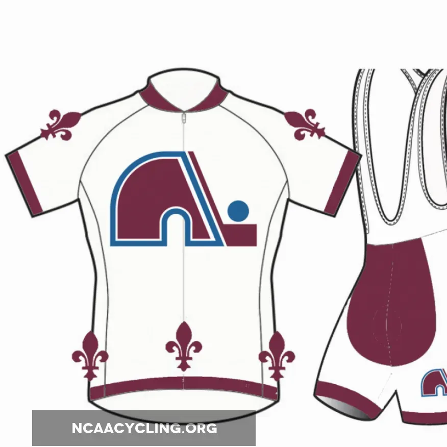 NHL Colorado Avalanche Men's Premium Cycling Jersey and Bib Shorts Set
