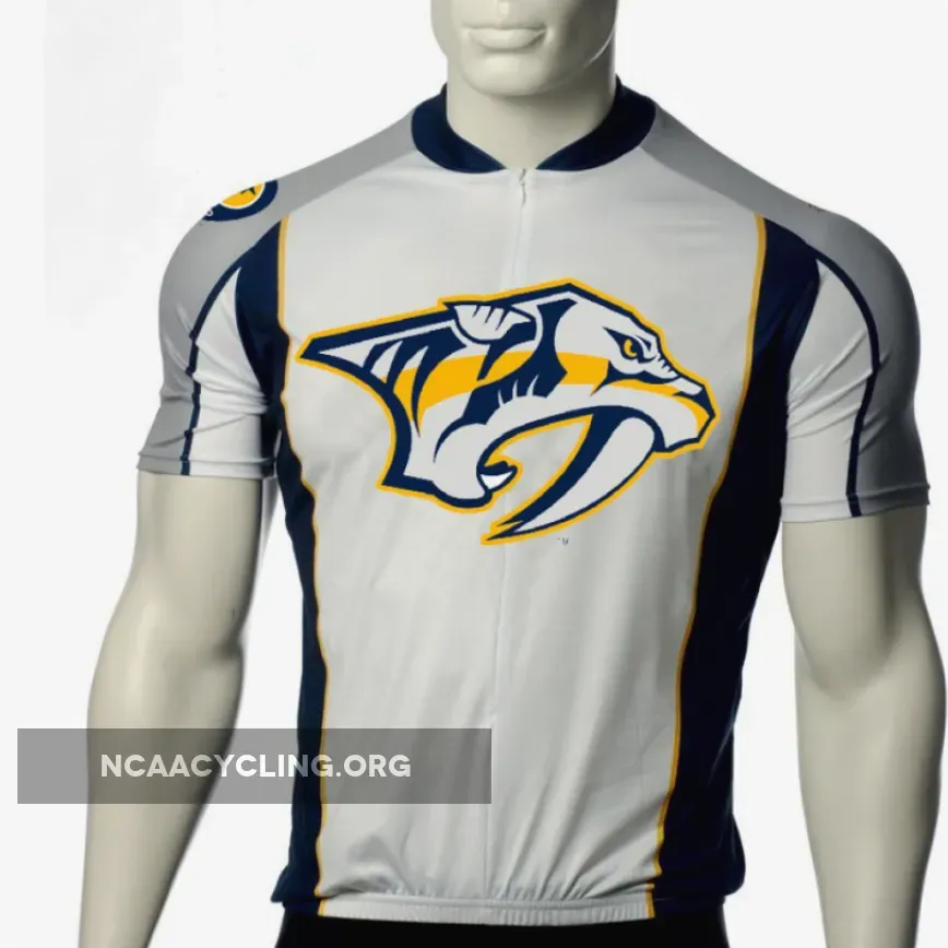 NHL Nashville Predators Cycling Jersey Cycling Warm Women's Cycling Jerseys