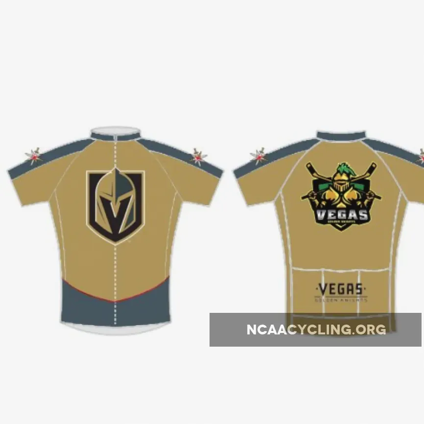 NHL Vegas Golden Knights Cycling Jersey Triple Jersey Cycling Apparel
