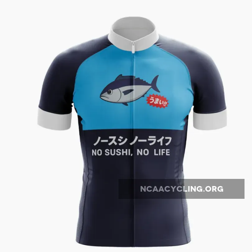 No Sushi No Life Cycling Jersey