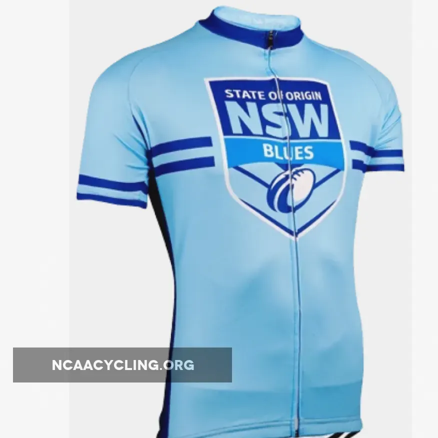 NSW New South Wales Blues Cycling Jerseys for Men and Women Road Bike State Design Cycling Gear
