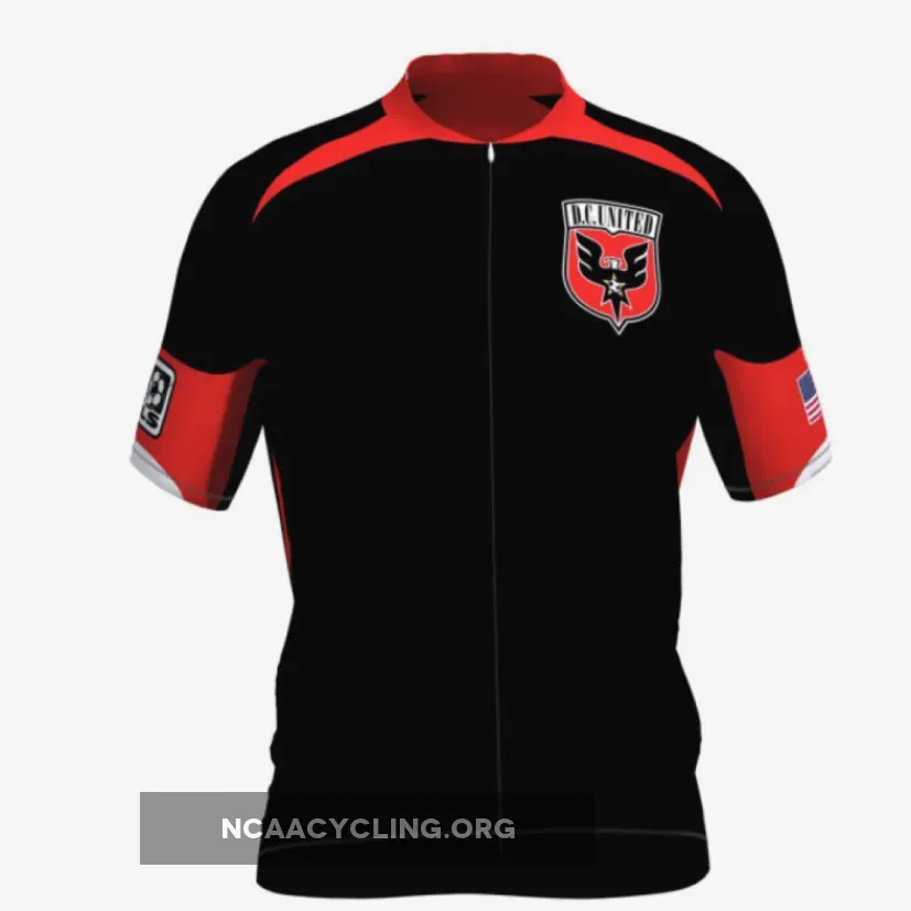 Official D.C. United Men's Cycling Jersey Team Black/Red