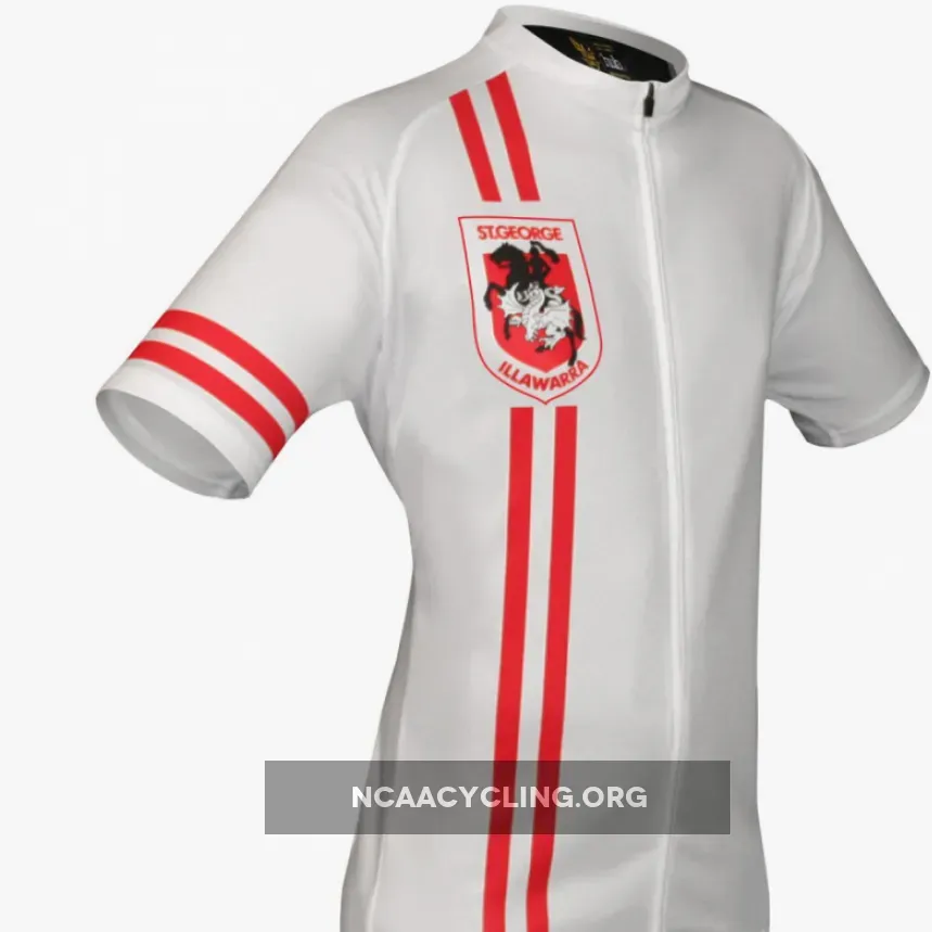 Official NRL St George Illawarra Dragons Short Sleeve Cycling Jersey