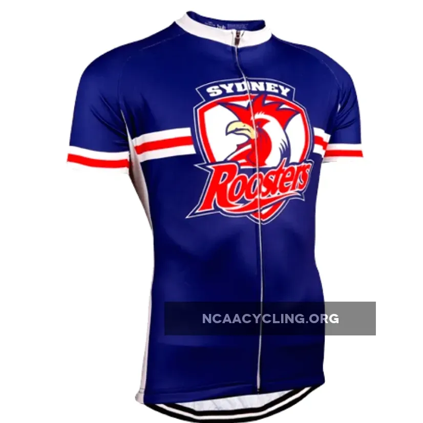 Official NRL Sydney Roosters Men's Short Sleeve Cycling Jersey