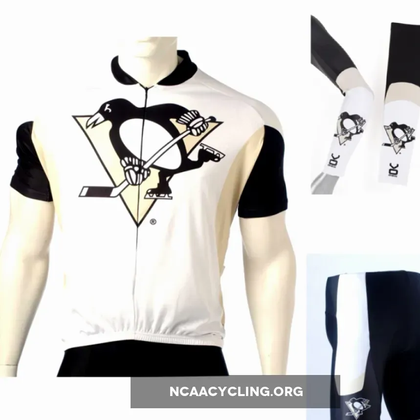 Pittsburgh Penguins Cycling Kit - Men's Team Jersey Bib Shorts Arm Warmers