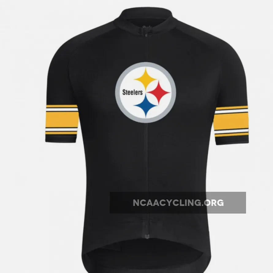 Pittsburgh Steelers Official Cycling Jersey - Authentic NFL Team Cycling Wear