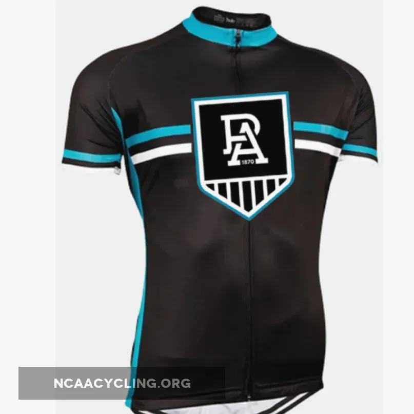 Port Adelaide Power Cycling Jersey Tea/White 2024 Season AFL Team Black.