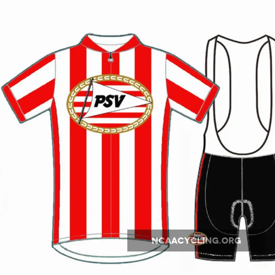 PSV Eindhoven Cycling Kit Team Jersey and Bib Shorts Cycling Gear Road Bike Clothing