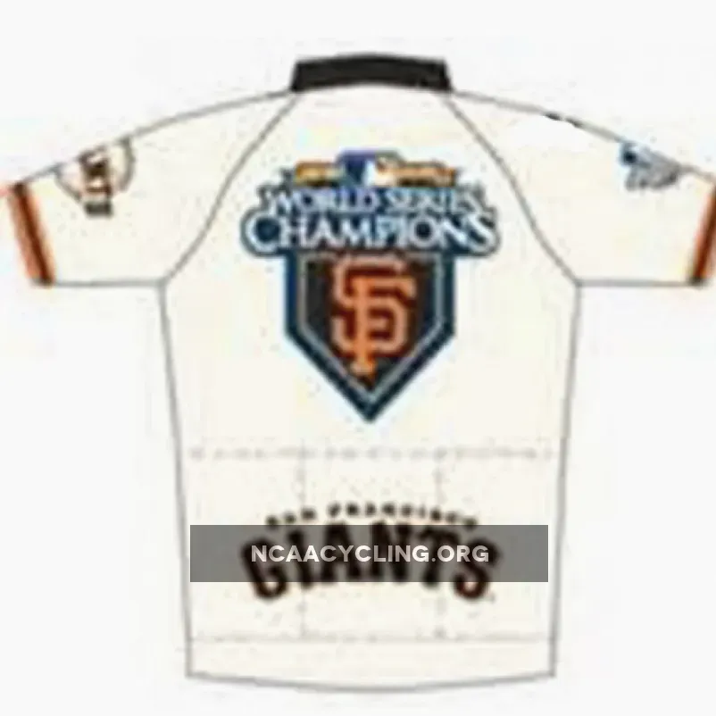 San Francisco Giants Official 2010 World Series Champions Cycling Jersey for Men