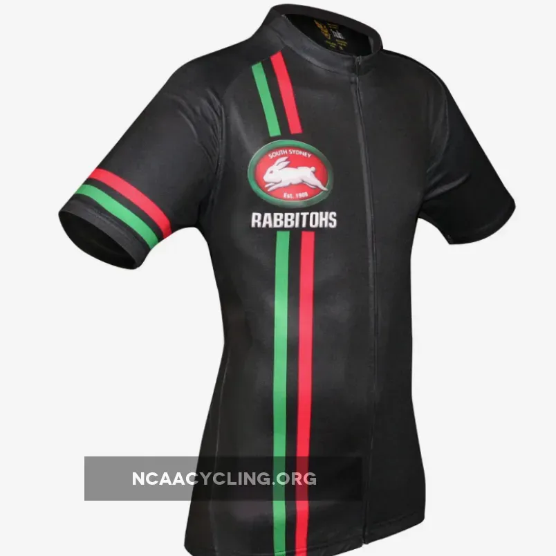 South Sydney Rabbitohs Cycling Jersey - Official 2024 Men's Short Sleeve Cycling Kit & Kit Sets