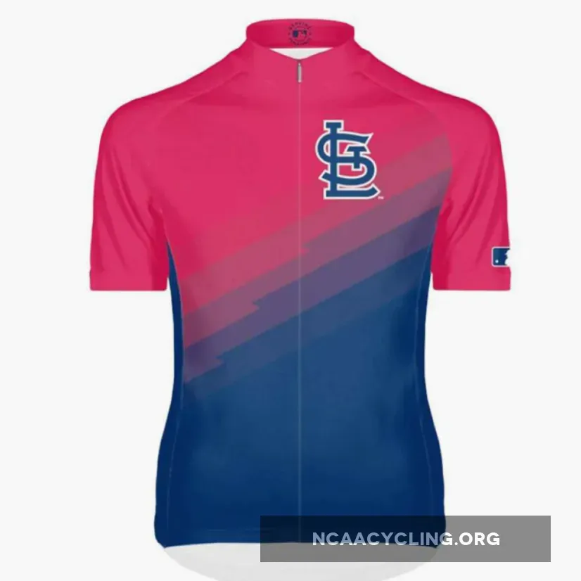St. Louis Cardinals Cycling Jersey for Men Short Sleeve Team Sport
