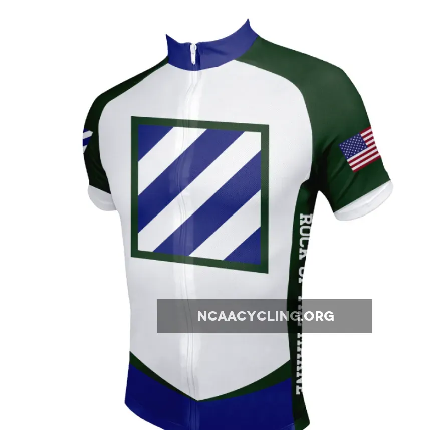 US Army Unit 3rd Infantry Division Cycling Jersey American Flag Cycling Apparel