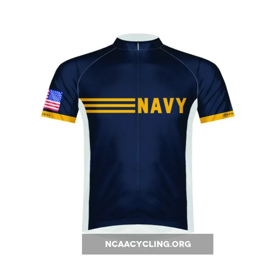 USN Primal Navy Cycling Jersey: Bold Style and Performance