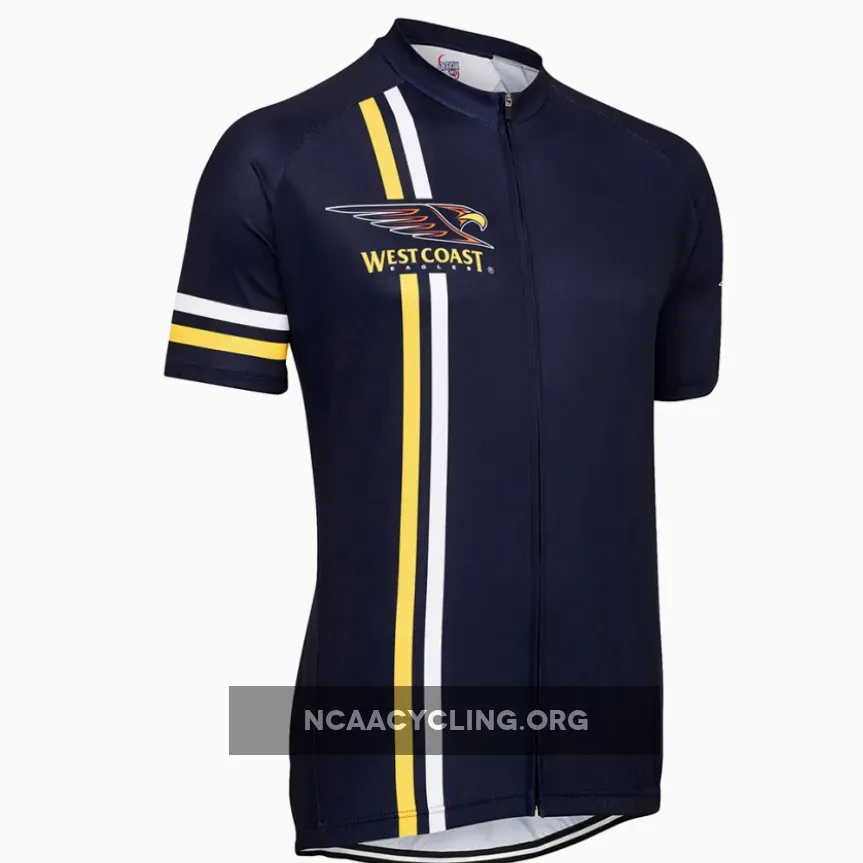 West Coast Eagles Men's Mountain and Road Bike Cycling Jerseys Short Sleeve.