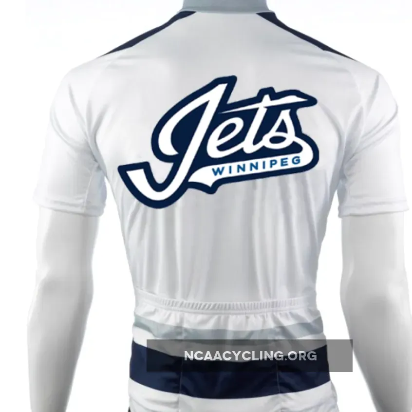 Winnipeg Jets Cycling Jersey Official NHL Men's Short Sleeve T-Shirt